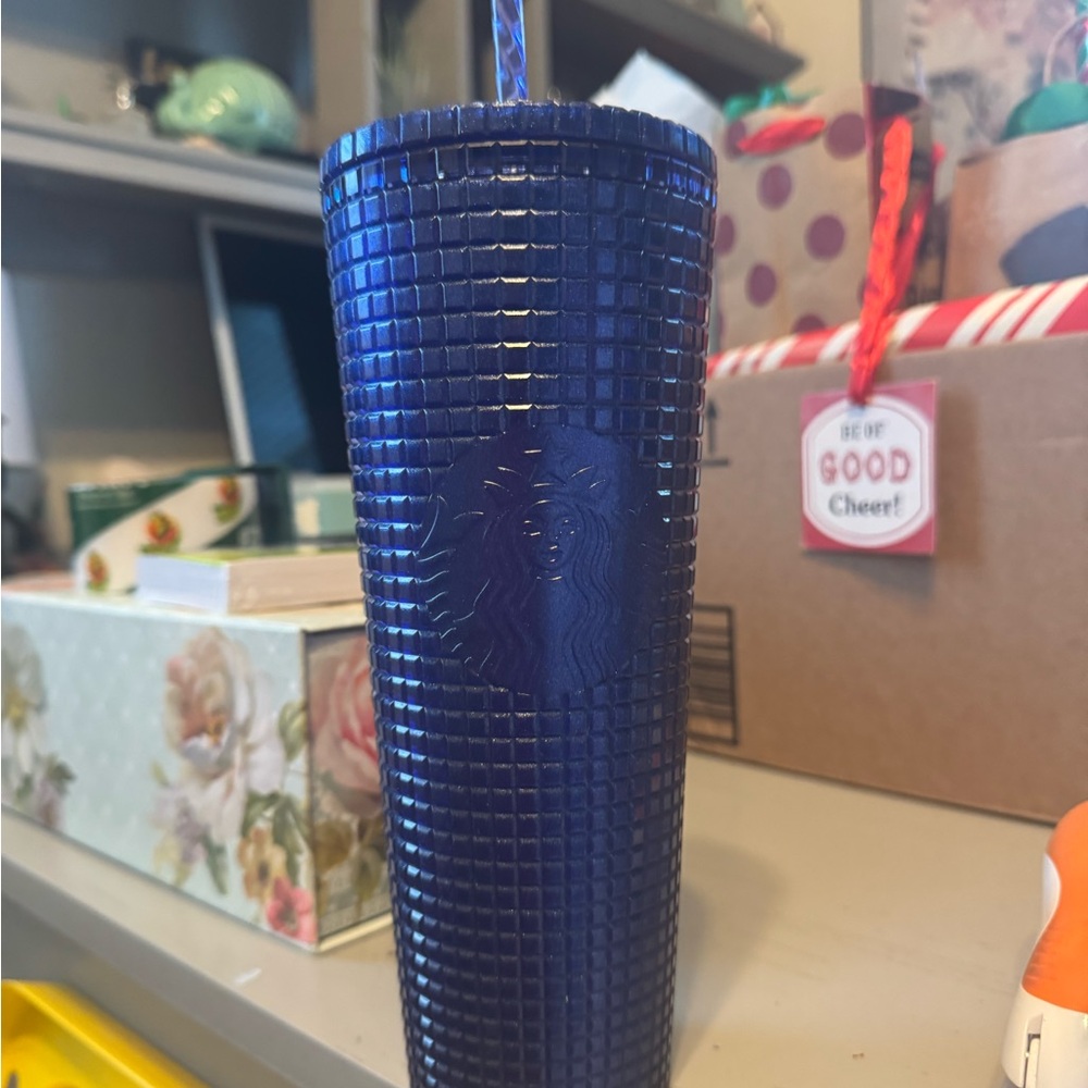 Starbucks Blue Textured Tumbler